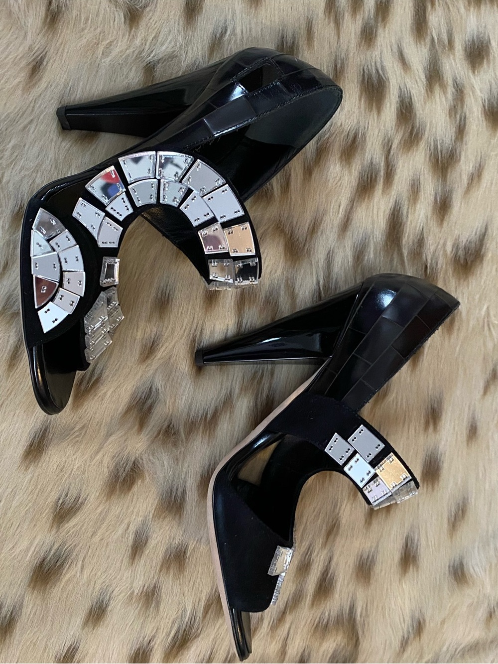 Zanotti x Thakoon Mirror Heels
